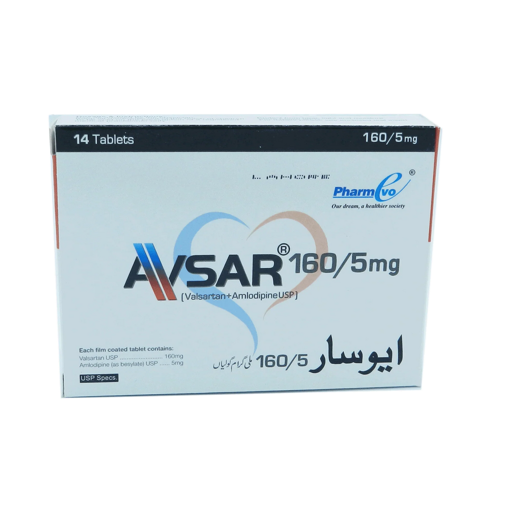 Avsar Tablets 5/160mg 14's