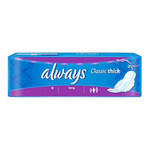 Always Thicks Classic Sanitary Pads Long Single Pack