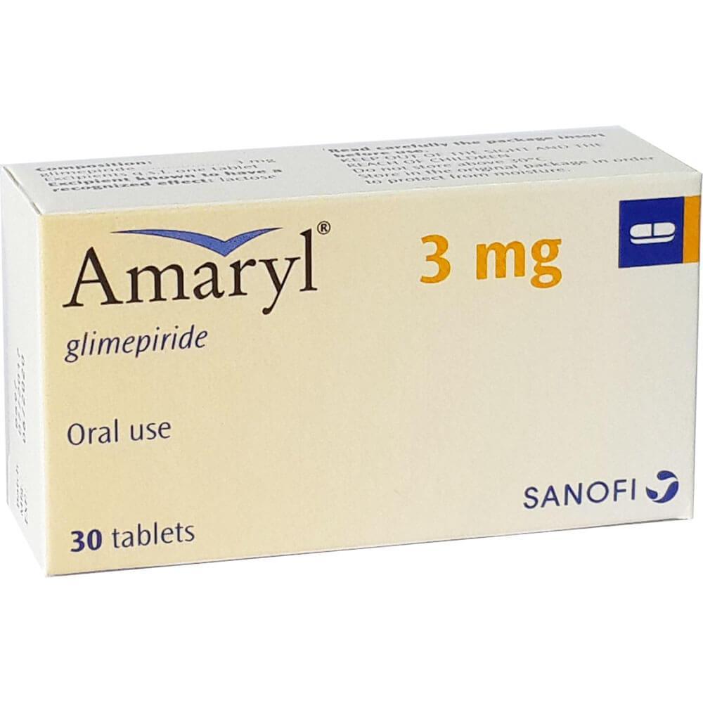 Amaryl Tablets 3mg 3X10's