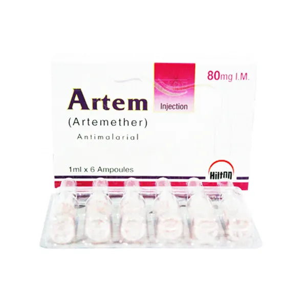 Artem Injection 80mg 6 Ampoules