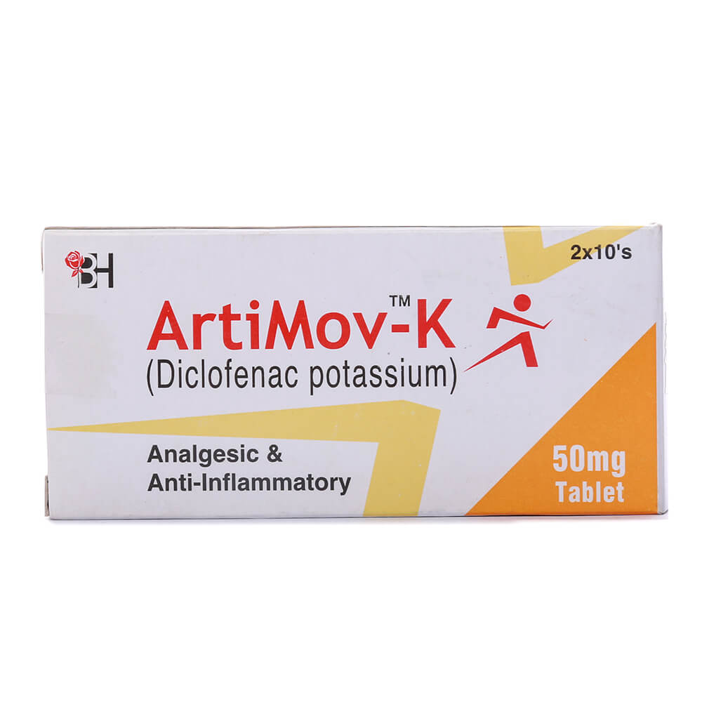 Artimov-K Tab 50 MG 20's