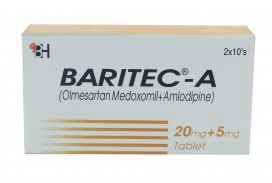 Baritec A 5/20mg Tablets 20's