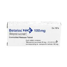 Betaloc Zok Tablets 100mg 3X10's