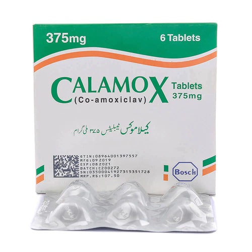 Calamox Tablets 375mg 6's