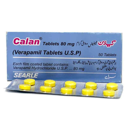 Calan Tablets 80mg 50's