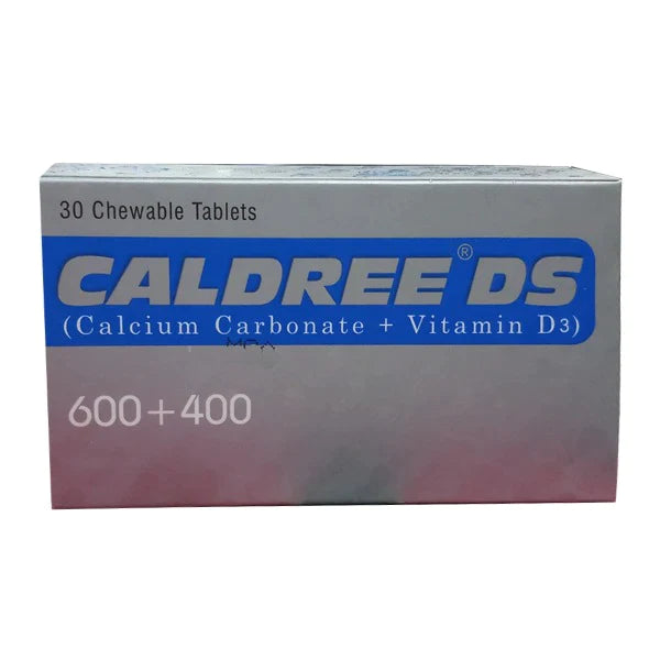 Caldree Ds 600+400 Tablets 30's