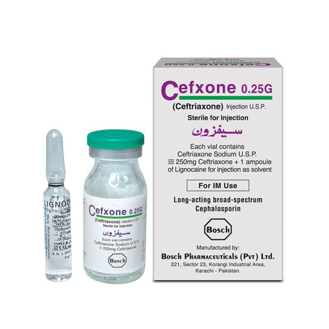 Cefxone Injection Iv 250mg 1 Vial