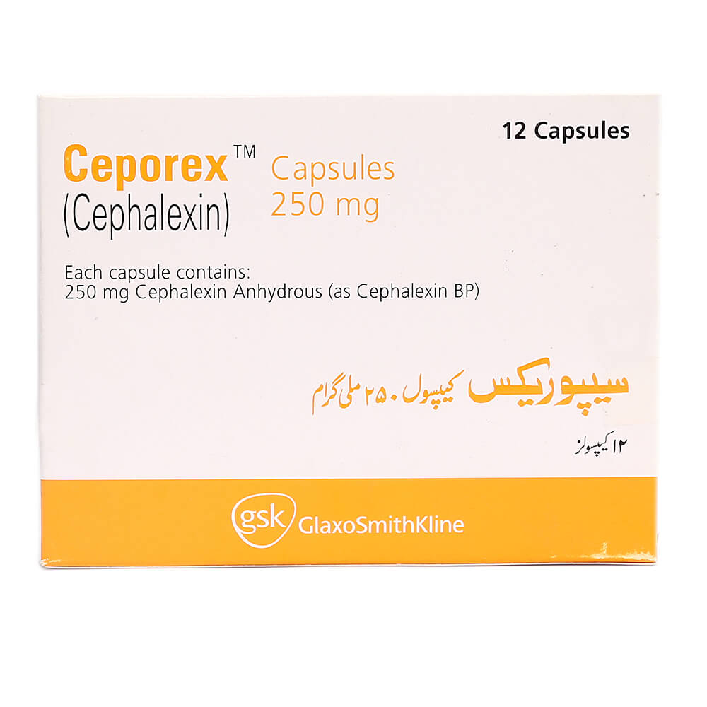 Ceporex Capsules 250mg 12's