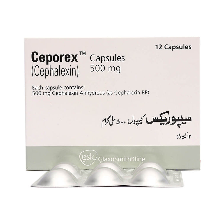 Ceporex Capsules 500mg 12's