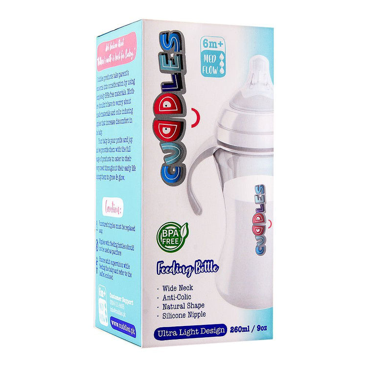 Cuddles Wide Neck Feeder 260ml