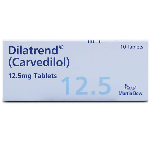 Dilatrend Tab 12.5 MG 10's