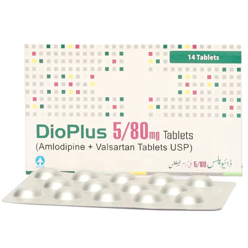 Dio Plus Tablets 5/80mg 14's