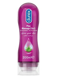 Durex Play Original Massage 2In1 Lube Soothing Aloe Vera 200ml Gel