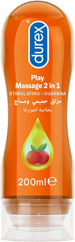 Durex Play Stimulating Massage 2In1 Lube Arousing Guarana 200ml Gel