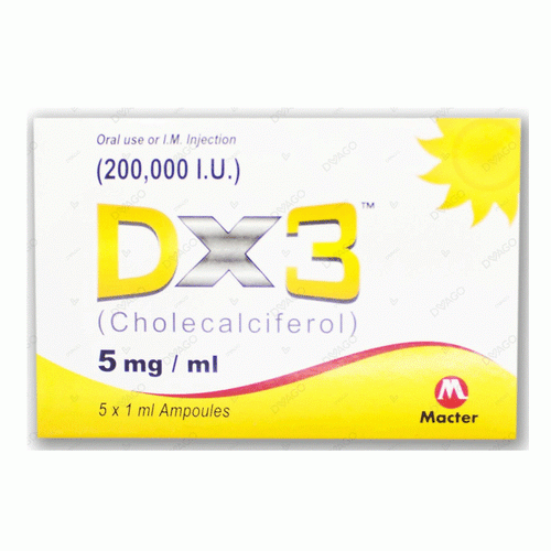 Dx3 Injection 5mg/ml-1X5's (Blister)