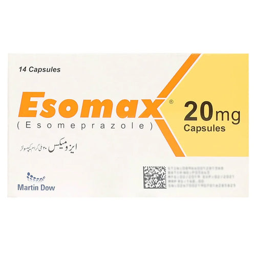 Esomax Capsules 20mg 14's