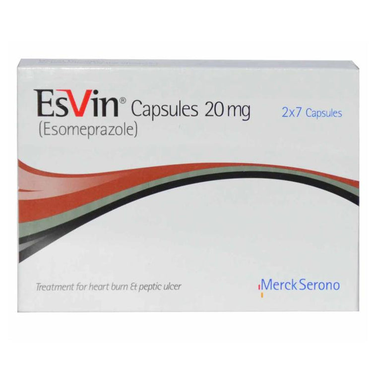 Esvin Capsules 20mg 2X7's