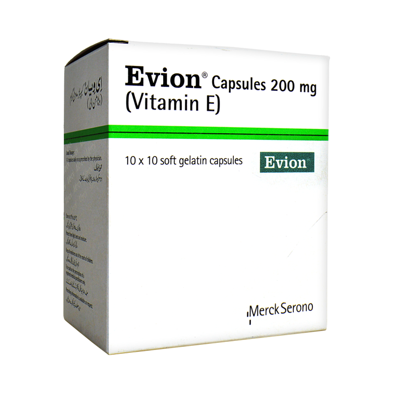 Evion Capsules 200mg 10X10's