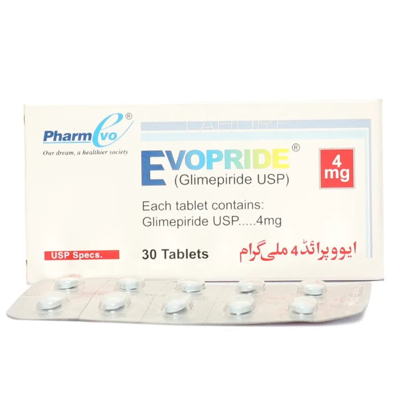 Evopride Tablets 4mg 3X10's