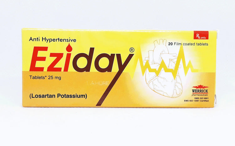 Eziday 25mg 1X20's