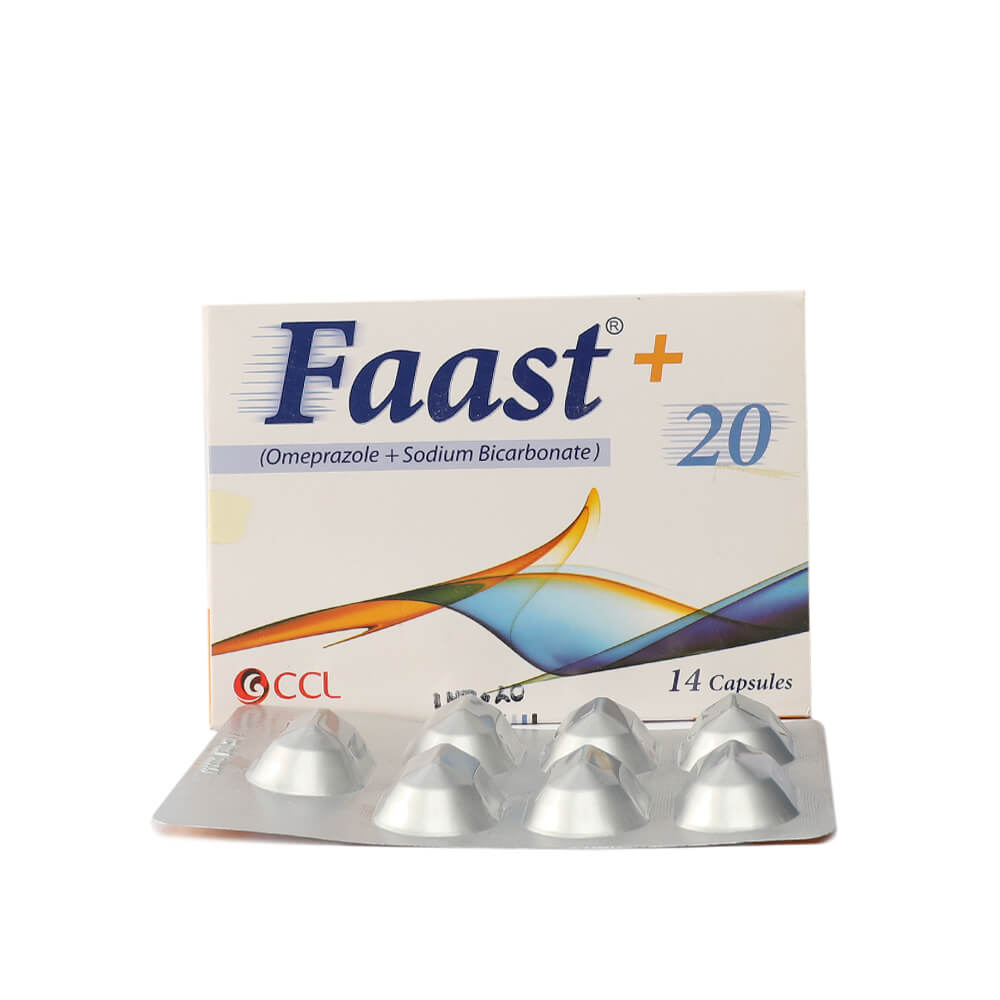 Faast 20mg Capsules 14's