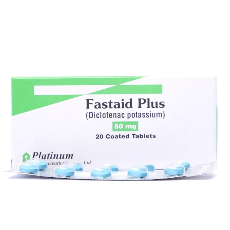 Fastaid Plus Tablets 50mg 2X10's