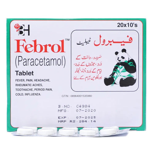 Febrol Tab 500 Mg 200's