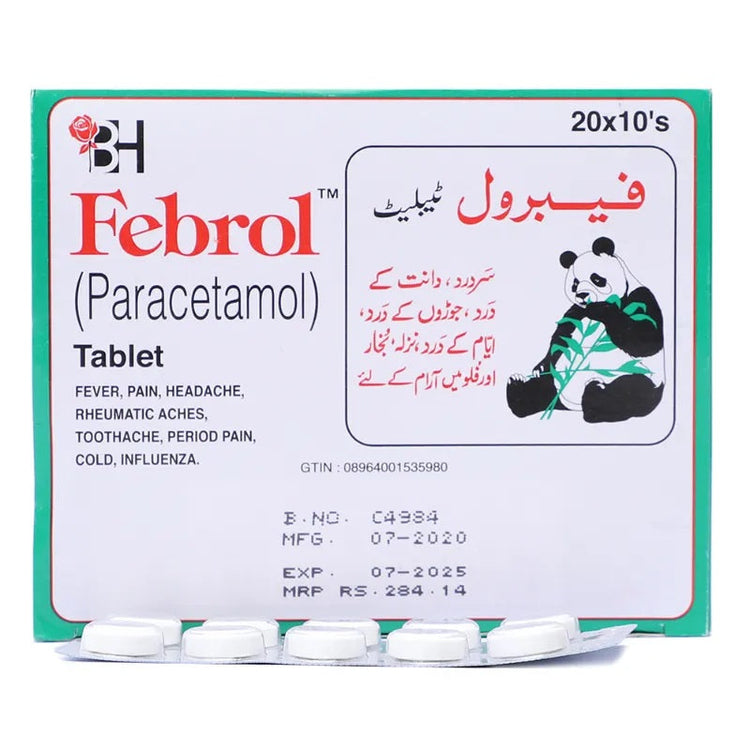 Febrol Tab 500 Mg 200's