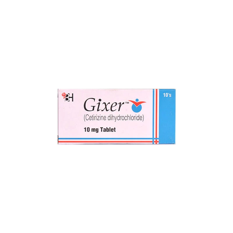 Gixer 10mg Tablets 10's