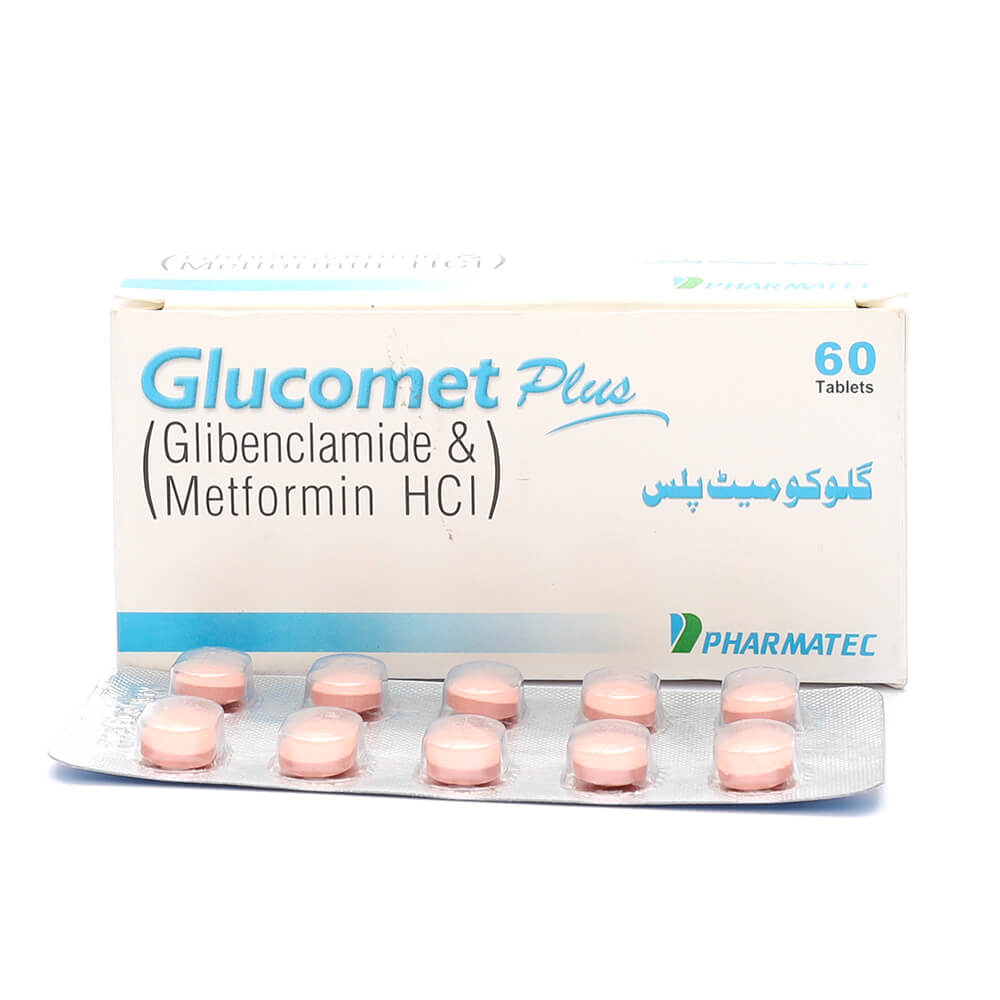 Glucomet Tablets Plus 5/500mg 60's