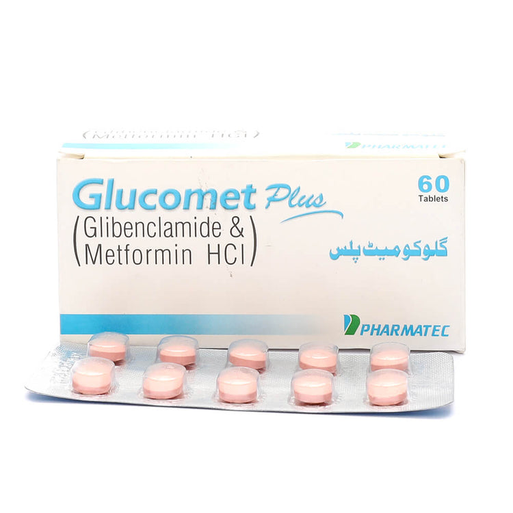 Glucomet Tablets Plus 5/500mg 60's