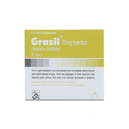 Grasil Injection 25mg 5 Ampoules X 1ml