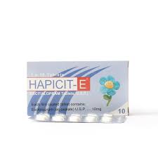 Hapicit-E Tablets 10mg 10's