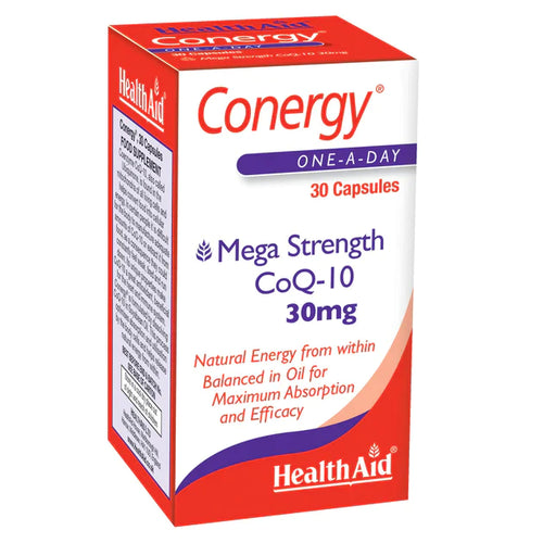 HealthAid Conergy CoQ-10 30mg 30 Capsules