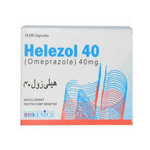 Helezol 40mg Capsules 14's