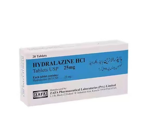 Hydralazine Hcl 25mg 2X10's