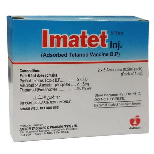 Imatet 0.5ml Injection 10's