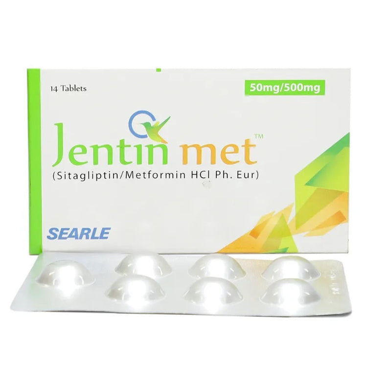 Jentin Met 50/500mg Tab