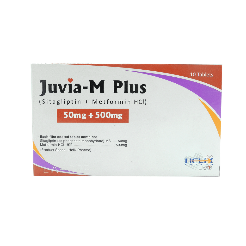 Juvia-M Plus 50/500mg Tablets 10's