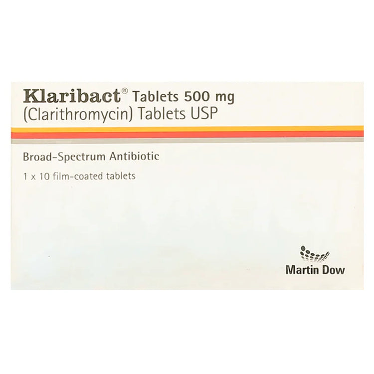 Klaribact Tablets 500mg 10's