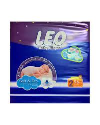 LEO BABY DIAPERS MEGA PACK SMALL 96PCS