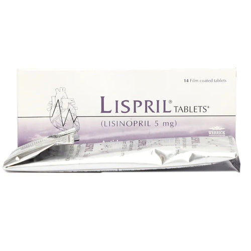 Lispril 5mg Tablets 14's