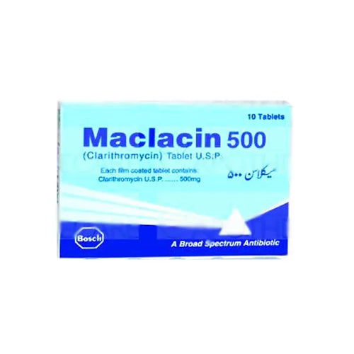 Maclacin Tab 500 MG 10's