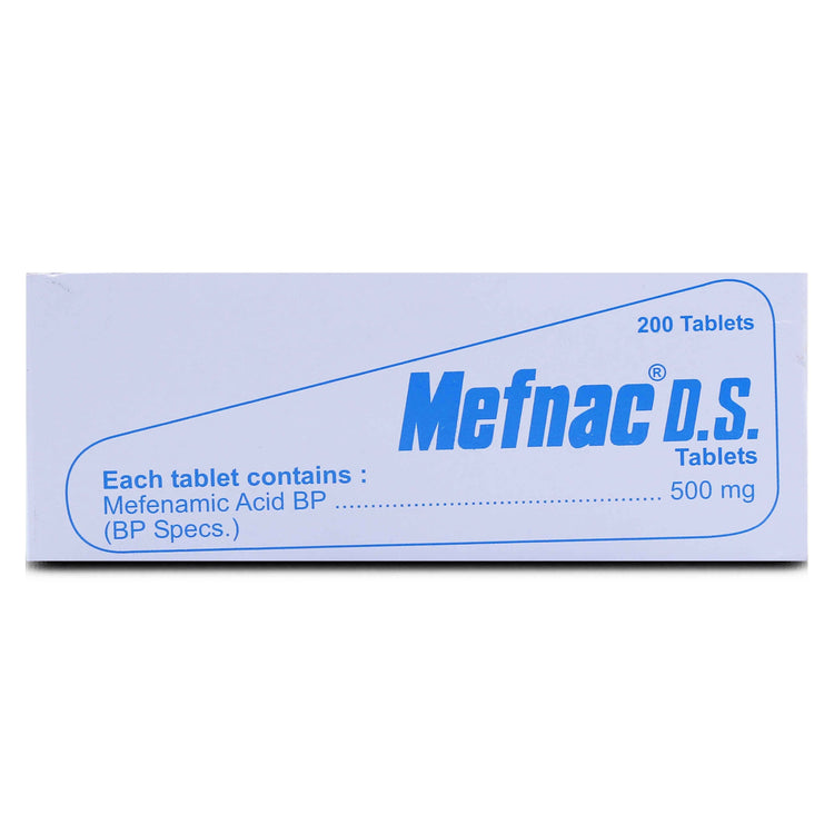 Mefnac D/S 500mg Tablets 200's