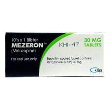 Mezeron (Remeron) Tablets 30mg 10's