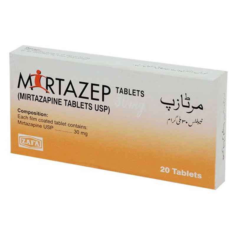 Mirtazep Tablets 30mg 20's