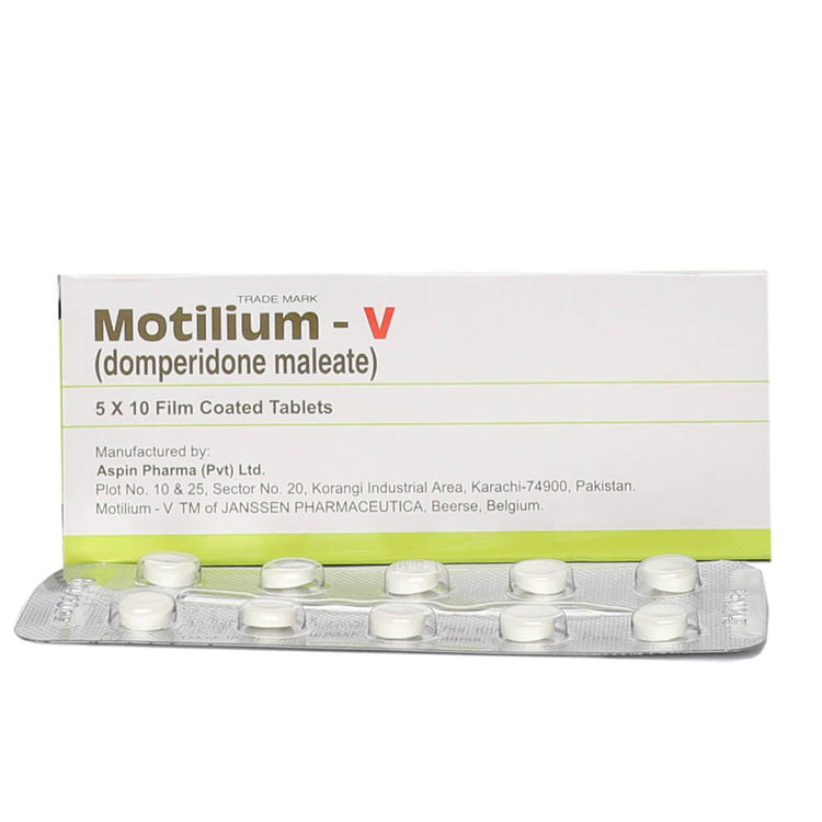 Motilium V Tablets 5X10's