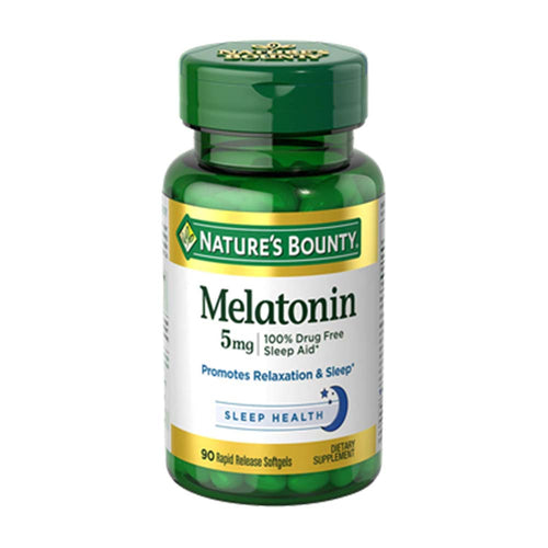 Nature's Bounty Melatonin 5mg 90 Softgels