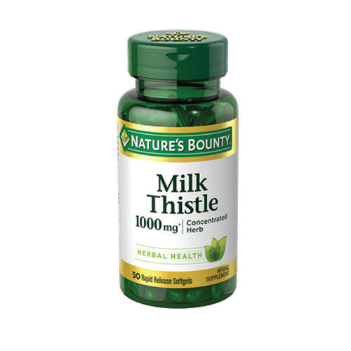 Nature's Bounty Milk Thistle 1000mg 50 Capsules