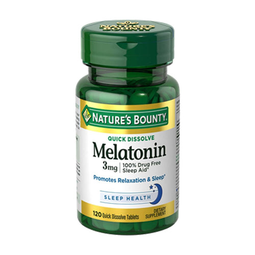 Natures Bounty Melatonin 3mg 120 Capsules